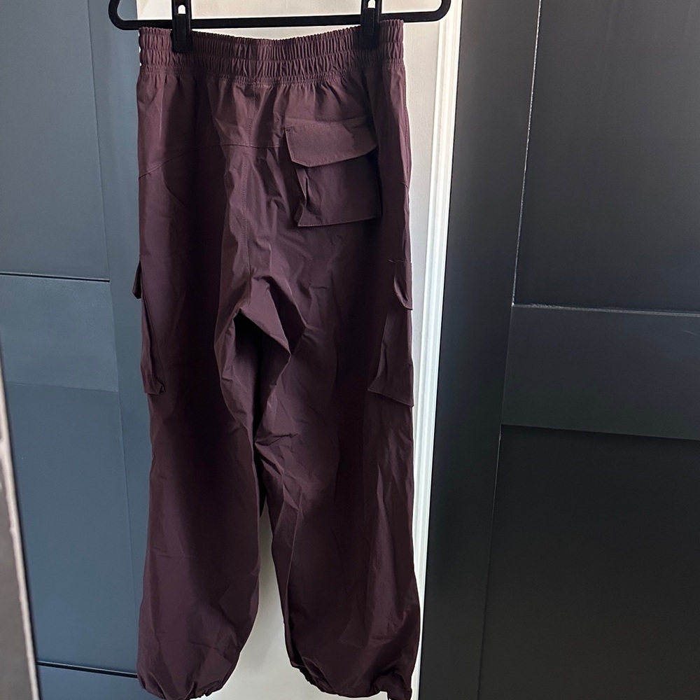 Apana Women's Deep Maroon Cargo Jogger Pants - Picture 6 of 10